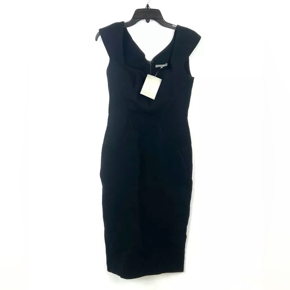 Zach Posen Women’s Black Form Fitted Dress Size 6